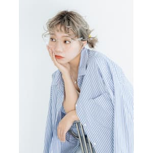 ダブルカラー♪艶ハイトーンブロンド