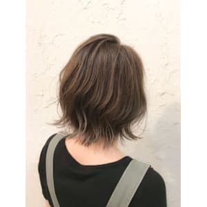 【Flor】*ボブディ+ハイライト×シアベージュ＊