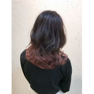 【Flor】*グラデカラー+ローズピンク*