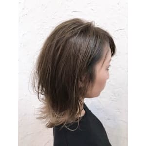 【Flor】*ノットヘア+グラデーショングレージュ*