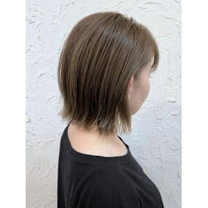 【Flor】*外ハネミニボブ+セピアベージュ*