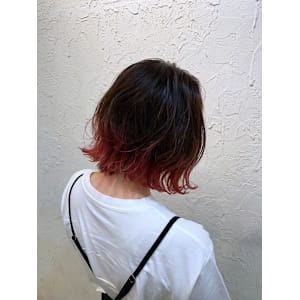 【Flor】*ウェーブボブ+バレイヤージュ*