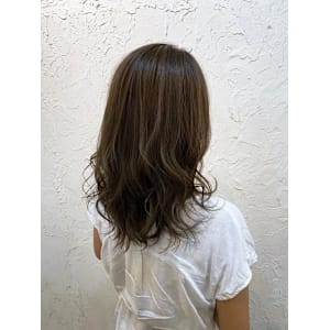 【Flor】*シフォンロング+フォギーベージュ*