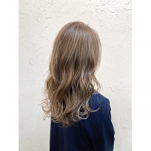 【Flor】*３DハイライトL+ アッシュベージュ*