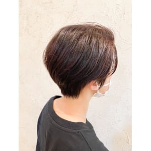 【Flor】*ひし形ショート+チャコールグレー*