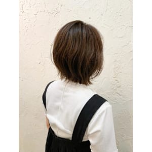 【Flor】*ひし形ショート+シナモンベージュ*