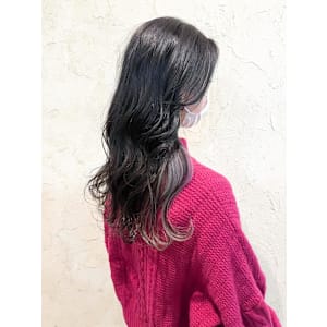 【Flor】*インナーカラー+ホワイト×グレージュ*