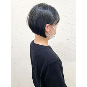 【Flor】*フレンチワンカールボブ+モノトーン*