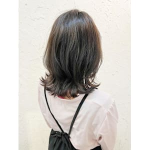 【Flor】*くびれボブルフ+ネイビーアッシュ*