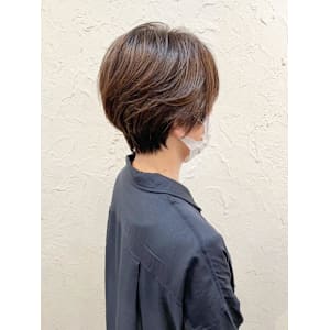 【Flor】*カジュアルショート+シュルキーブラウン*