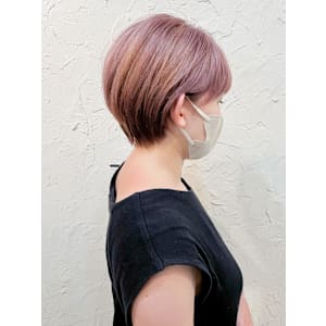 【Flor】*こなれショート+ペールピンクベージュ*