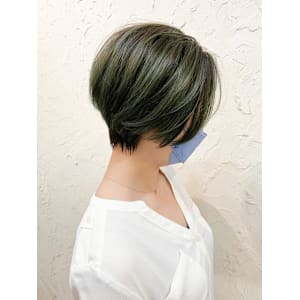 【Flor】*ハンサムショート+カーキアッシュ*