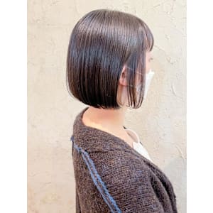 【Flor】*コンパクトボブ+アッシュグレージュ*