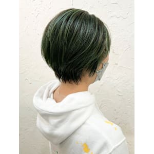 【Flor】*３Dハイライト+ライムグリーン*