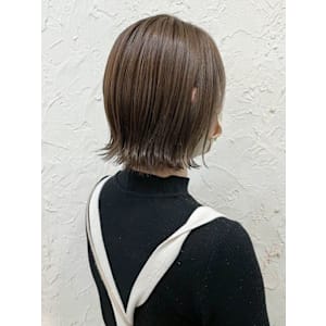 【Flor】*くびれボブ+フレンチセピアアッシュ*