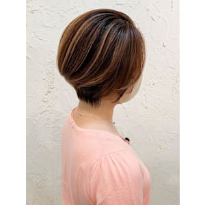 【Flor】*大人ショート+ハイライトベージュ*