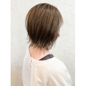 【Flor】*大人ボブ+カーキベージュ*