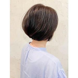 【Flor】*大人ショートボブ+オリーブブラウン*