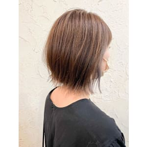 【Flor】*大人カジュアルボブ+シアーベージュ*