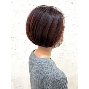 【Flor】*小顔+ショートボブ+モカベージュ*