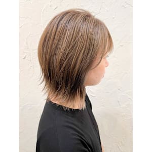 【Flor】*レイヤーボブ+シアーベージュ*