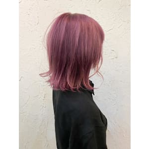 【Flor】*くびれボブディ+バーガンディピンク*