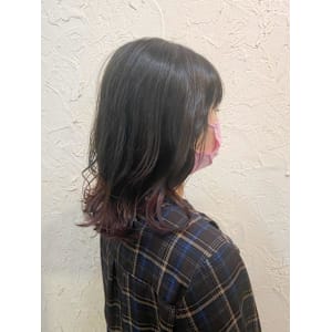 【Flor】*ラインカラー+バーガンディ×モノトーン*