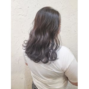 【Flor】*フェザーロング+ペールグレージュ*