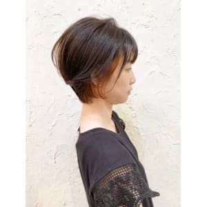 【Flor】*ワンサイドショート+インナーレッド*