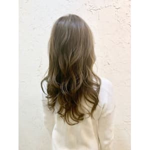 【Flor】*無造作ウェーブ+カーキグレージュ*