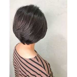 【Flor】*丸みショート+モカブラウン*