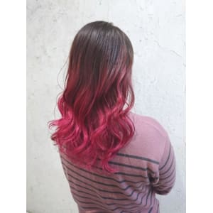 【Flor】*グラデーション+チェリーピンク*