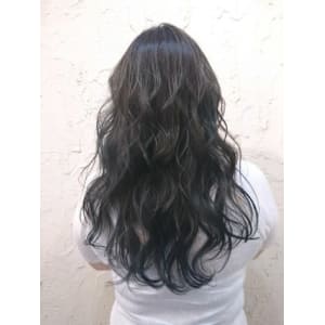 【Flor】*無造作カール+ネイビーブルージュ*