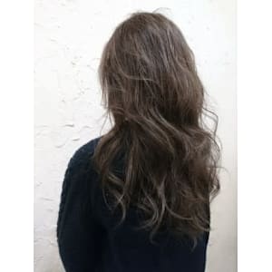 【Flor】*フェザー3Dカラー+チャコールグレー*