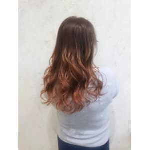 【Flor】*グラデーション+コーラルピンク*