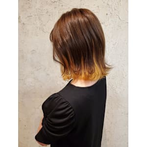 【Flor】*グランジボブ+ハニーベージュ*