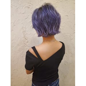 【Flor】*外はねボブ+ガーネットアッシュ*