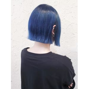 【Flor】*切りっぱなしボブ＋ネイビーブルー＊ - Flor 上大岡【フロール カミオオオカ】掲載中