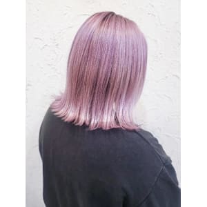 【Flor】＊くびれボブ＋ペールラベンダー*