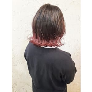 【Flor】*ラインカラー+バーガンディピンク*