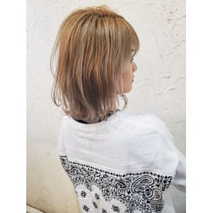 【Flor】*プリカールボブ+メルティ３Dベージュ*