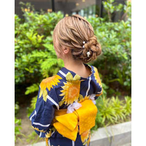 Hair Make ASCE×浴衣着付け×アップスタイル