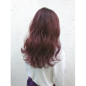 【Flor】*無造作カール+チェリーレッド*