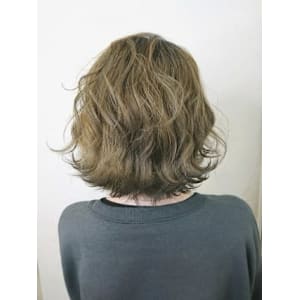 【Flor】*アッシュゴールドグレージュ+ボブ*