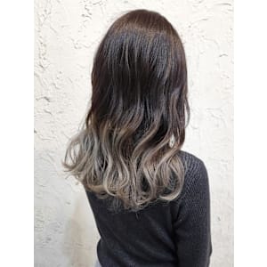 【Flor】*グラデーションWカラー+アッシュ*