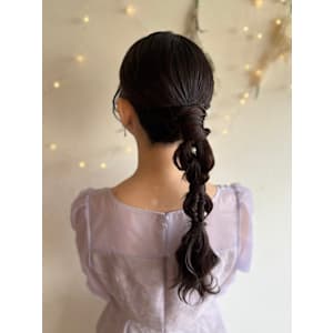 Hair Make ASCE×編み下ろしポニー