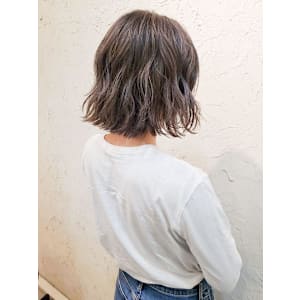 【Flor】*なみなみウェーブボブ+パールラベンダー*