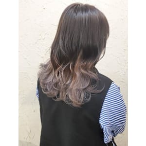 【Flor】*グラデーション+アッシュ×シルバー*