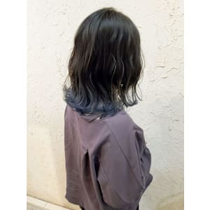 【Flor】*ラインカラー+ネイビーグレー*