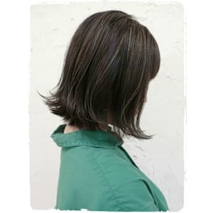 【Flor】*切りっぱなし外ハネ×外国人風ハイライト*